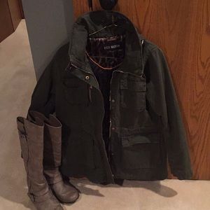 Steve Madden Army green utility jacket